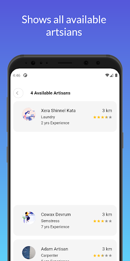 Home service Screen 3