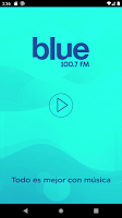 screenshot of Blue FM 100.7