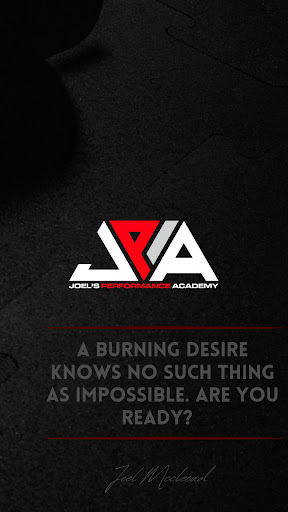 Android application Joels Performance Academy screenshort