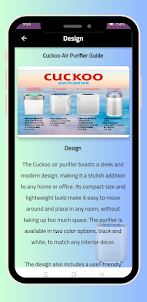 Cuckoo Air Purifier Guide