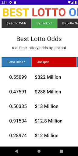 Lotto Odds Screen 2