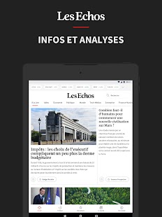 Les Echos, actualités éco Screenshot