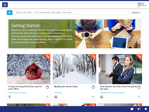 Reed in Partnership Portal Screen 2