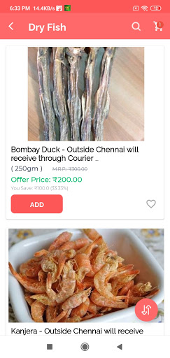 Sandhya Rsst fresh fish Screen 2