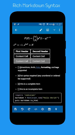 neutriNote: open source notes Screen 2