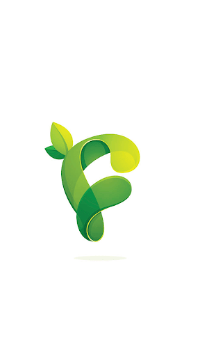 Leaf Letter Wallpaper- Natural