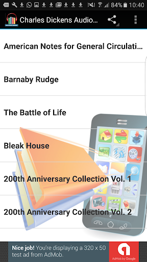 Android application Charles Dickens Audiobooks screenshort