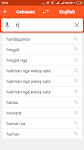 screenshot of English To Cebuano Dictionary
