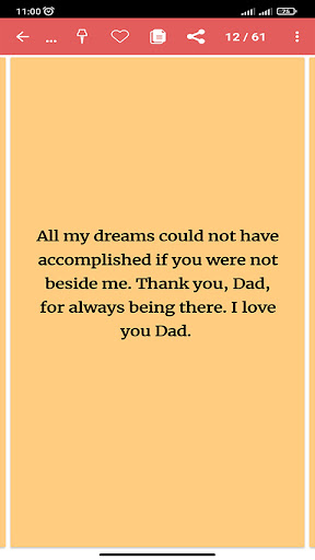 Love You DaD SMS 2024 Screen 2