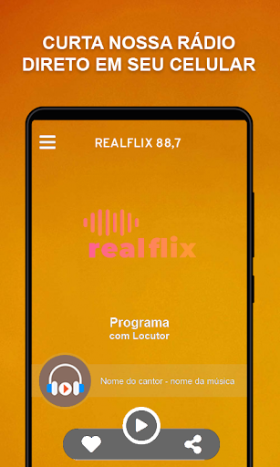 Android application Realflix 88,7 screenshort