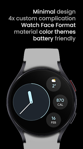 Pixel Analog Watch face Screen 2