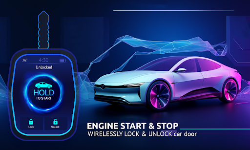 Android application Digital Car Key Remote Control screenshort