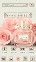 screenshot of Rose＆Perfume Theme