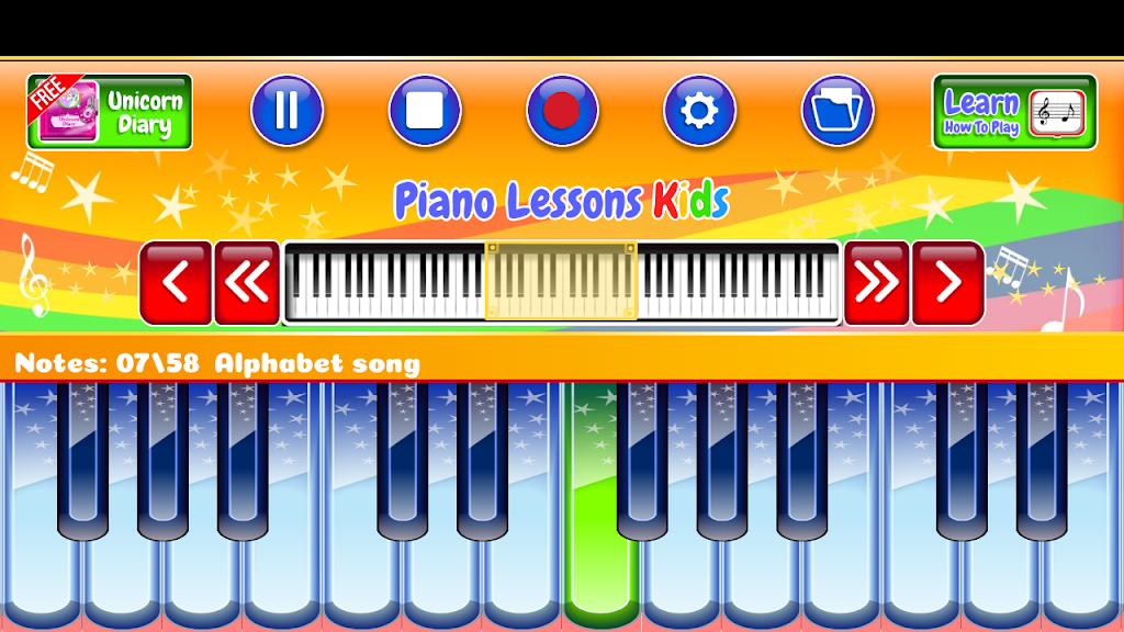 Piano Lessons Kids MOD APK 05