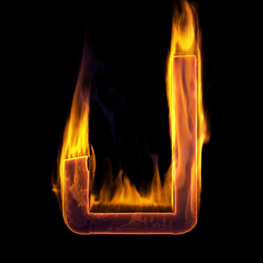 Fire Letter J Live Wallpaper logo