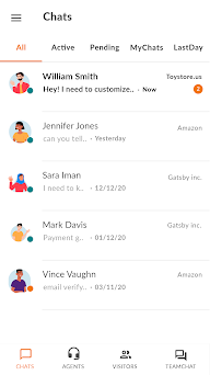 SwiftChat - Sales Support Chat preview screenshot