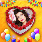 Cover Image of Download Name & Photo on Birthday cake  APK