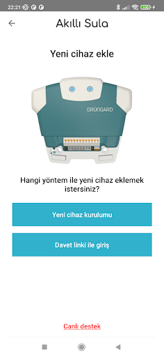 Android application Akıllı Sula screenshort