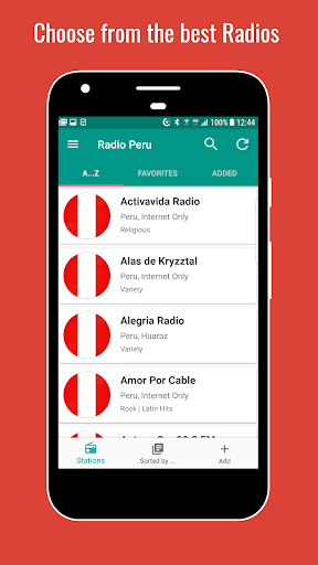 Android application Radio Peru screenshort
