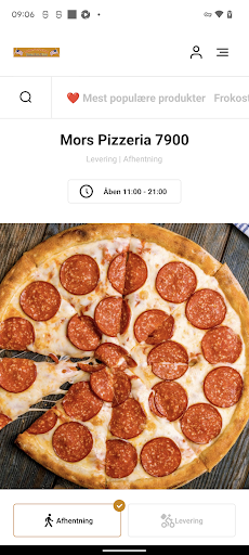 Android application Mors Pizzaria 7900 screenshort