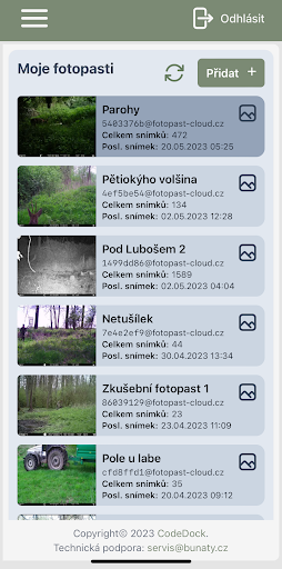 FotopastCloud Screen 2