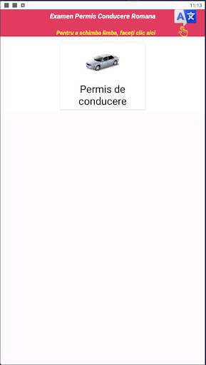 Android application Examen Permis Conducere Romana screenshort