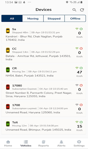Android application Fleet Police screenshort