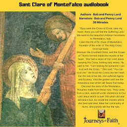 Icon image Saint Clare of Montefalco audiobook: "If you seek the Cross of Christ, take my heart; there you will find the Suffering Lord."