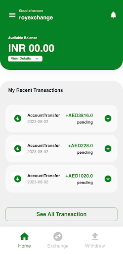 Roy Exchange Screen 2