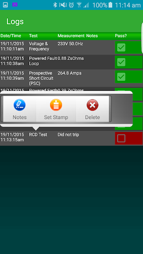 Spark-e-Log Screen 2