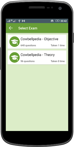 TestDriller Cowbellpedia Screen 2