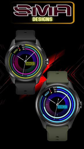 Dark Glow Watch Face  SAM-13 screenshot 7
