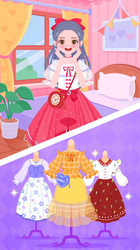 Screenshot of DuDu Princess dress up game