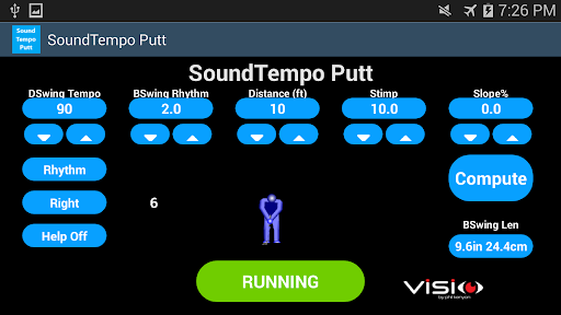 SoundTempo Putt Screen 2