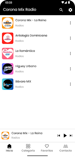 Corona Mix Radio Screen 2