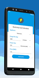 Captura de Pantalla 3 Calculadora de costos de elect android