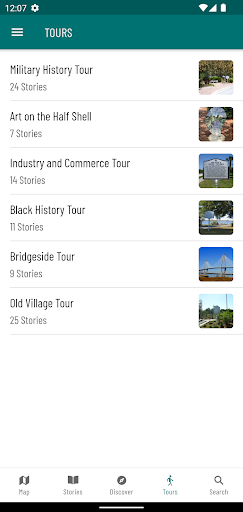 Screenshot of Mount Pleasant Historical