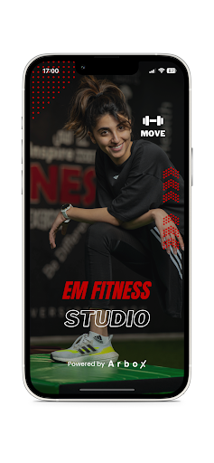 Android application EM FITNESS STUDIO screenshort