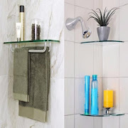 Bathroom Glass Shelves Ideas