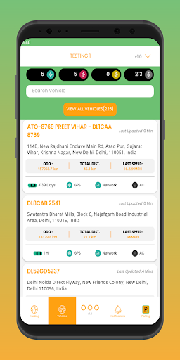 Rove cabs tracker Screen 3