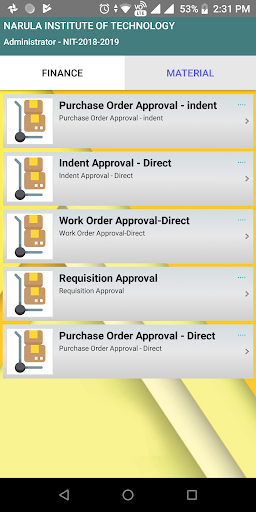 JIS ERP Screen 3