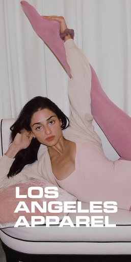 Android application Los Angeles Apparel screenshort