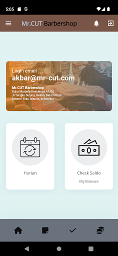 Android application Mr.CUT Barberman screenshort