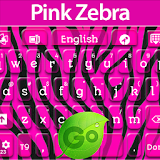 GO Keyboard Pink Zebra icon