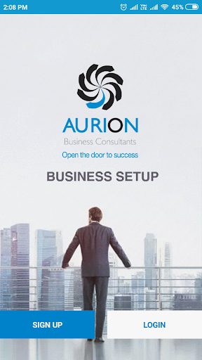 Android application Aurion Business App screenshort