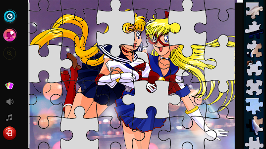 Sailor Moon Jigsaw Game Puzzle