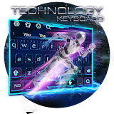 Blue Technology Robot Keyboard icon
