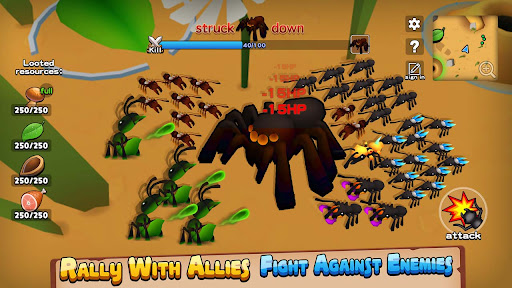 لعبه Ants:Kingdom Simulator 3D apk مهكر1
