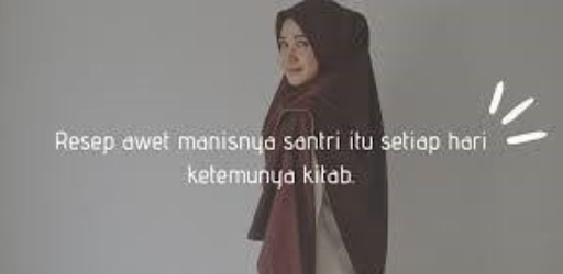 Wallpaper Santri Putri