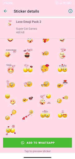 Valentine Day Love Stickers Screen 2